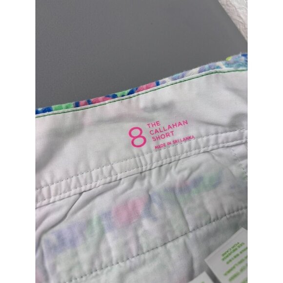 Lilly Pulitzer women's 8 multicolored the callahan shorts chino casual - Picture 5 of 8